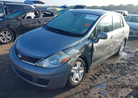2010 Nissan Versa S/Sl from USA, damaged, VIN 3N1BC1AP2AL393430